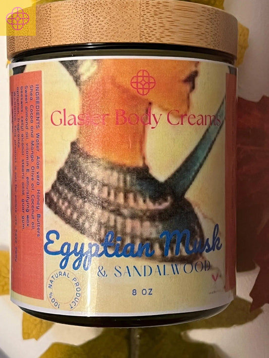 Egyptian Musk and Sandalwood Body Cream - Glasier Body Creams