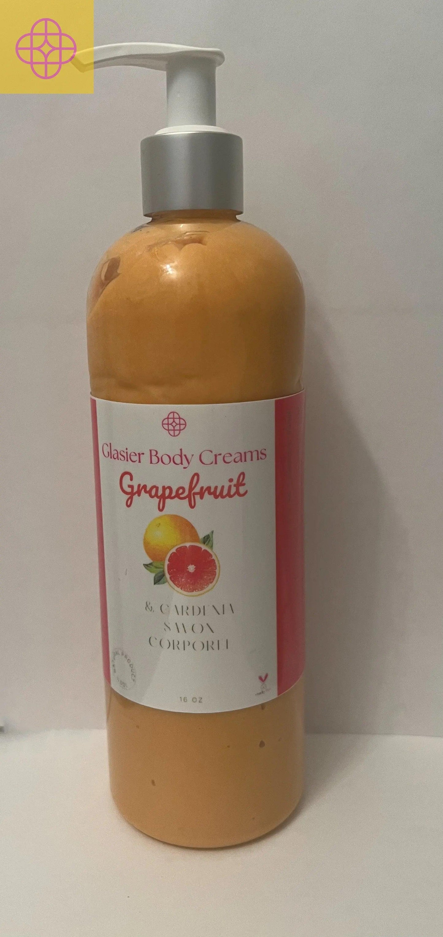 Grapefruit and Gardenia Body Wash Glasier Body Creams