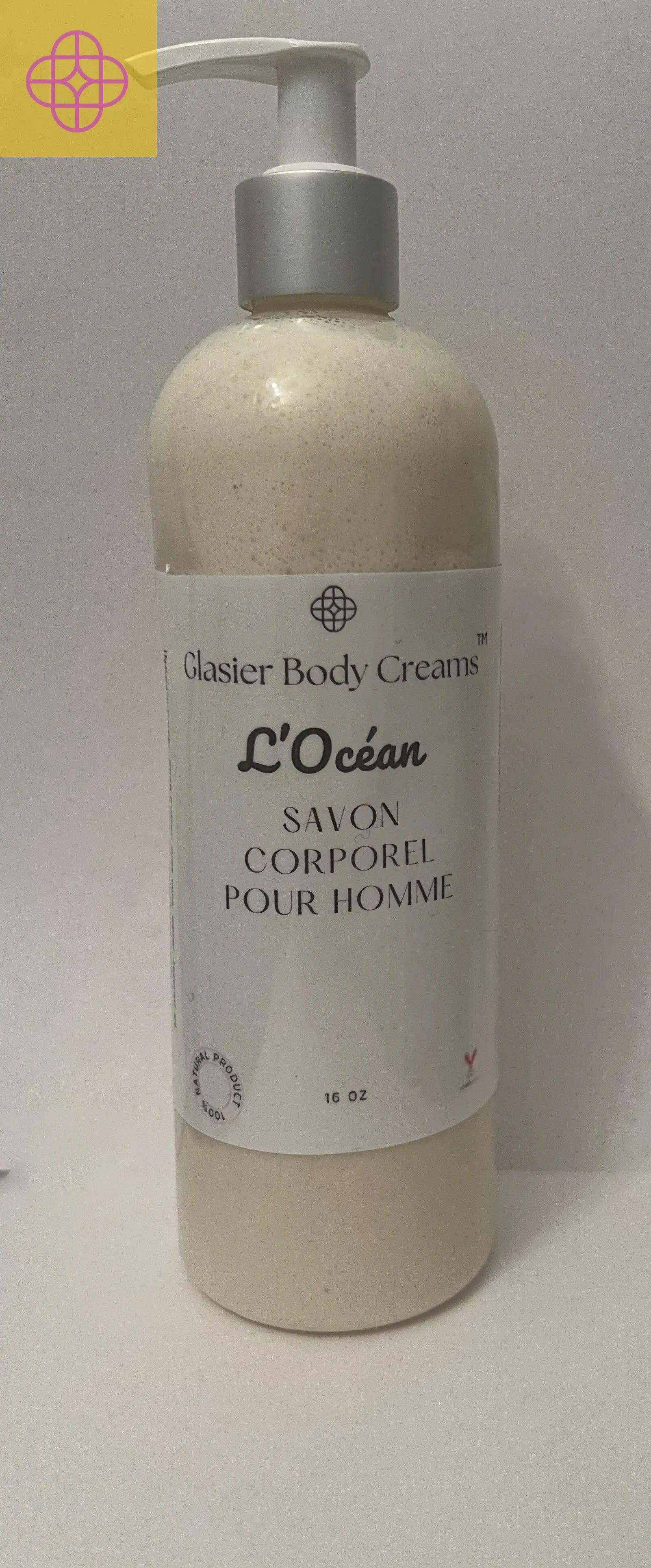 L'Océan Body Wash for Men Glasier Body Creams