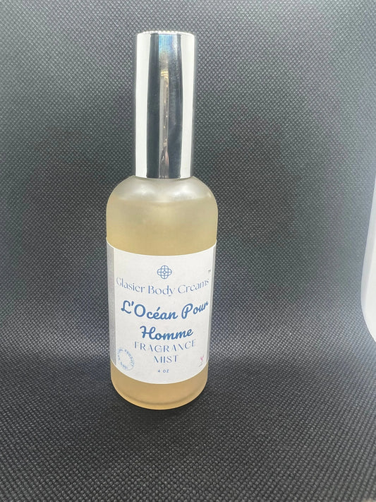 L'Ocean Pour Homme Fragrance Mist Glasier Body Creams