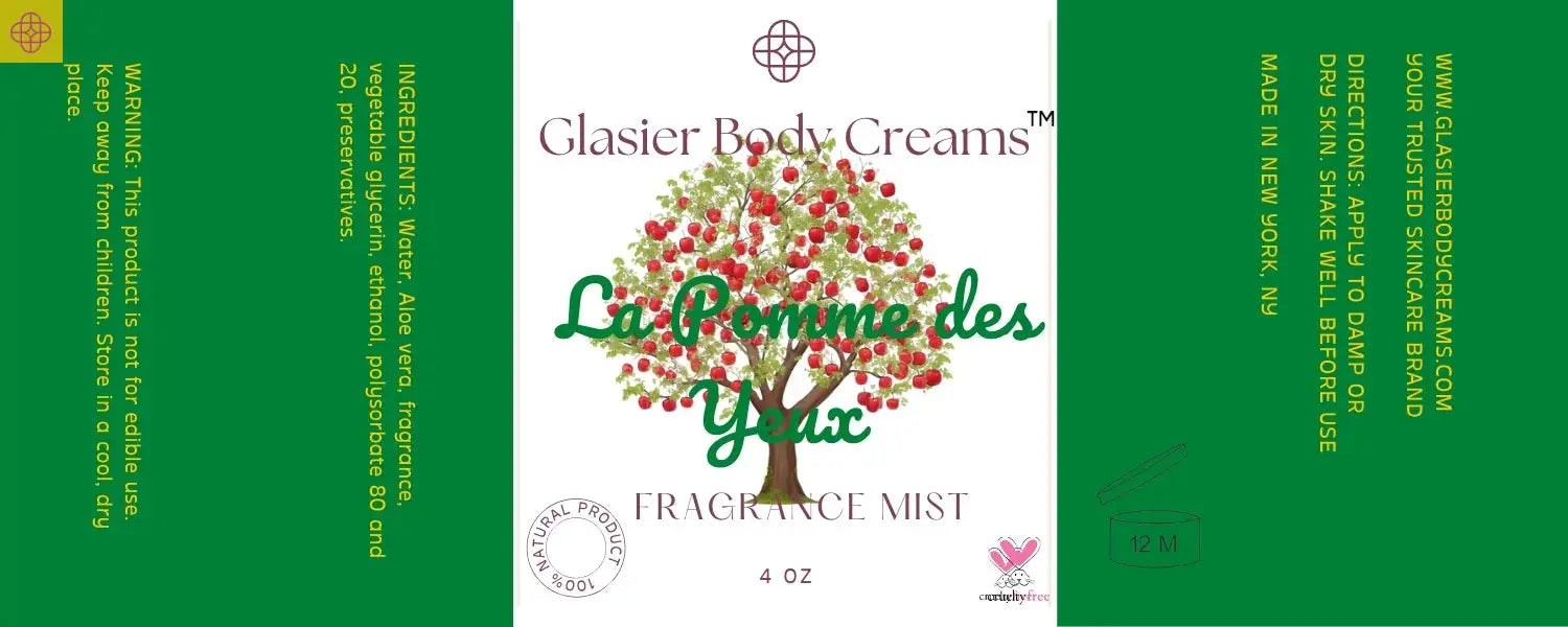 La Pomme des Yeux Fragrance Mist Glasier Body Creams