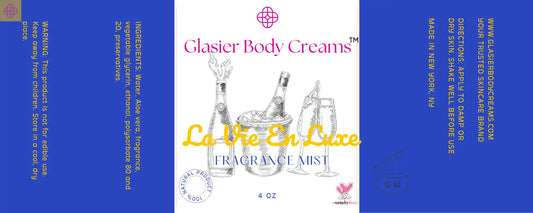 La Vie en Luxe Fragrance Mist Glasier Body Creams