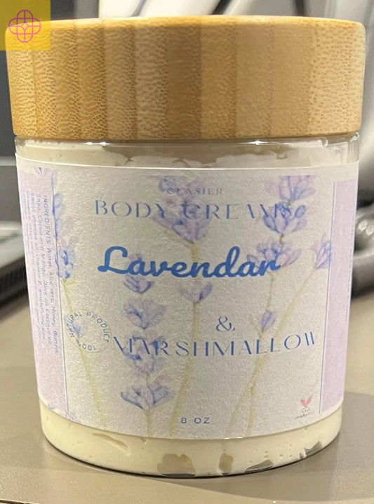 Lavender and Marshmallow Body Cream - Glasier Body Creams