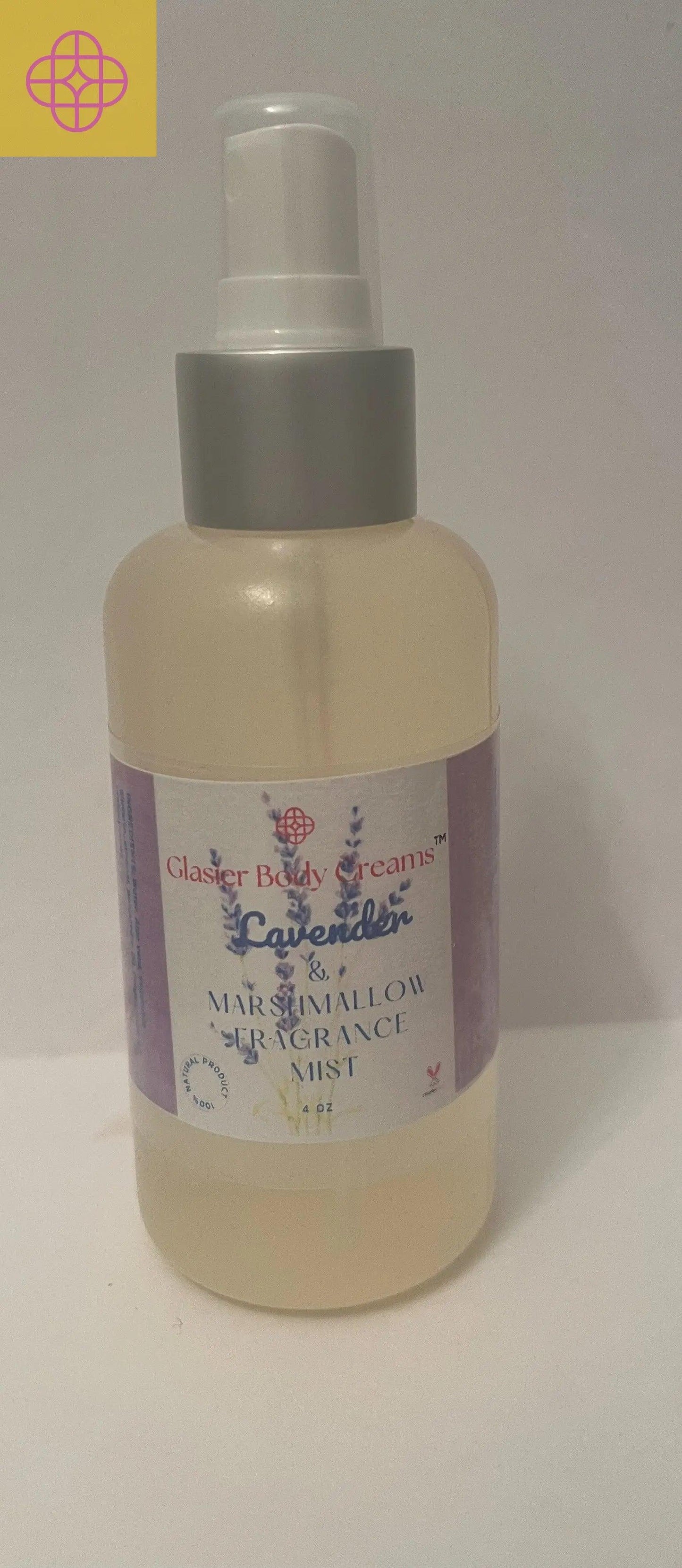 Lavender and Marshmallow Fragrance Mist Glasier Body Creams