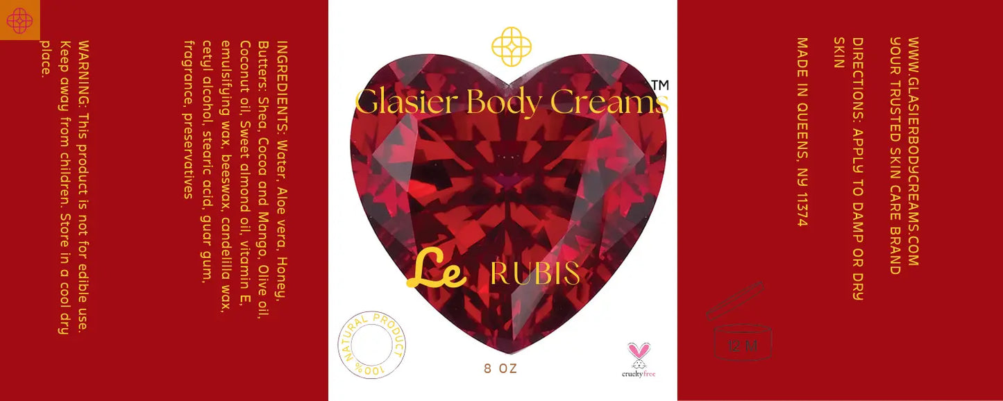 Le Rubis Body Cream Glasier Body Creams