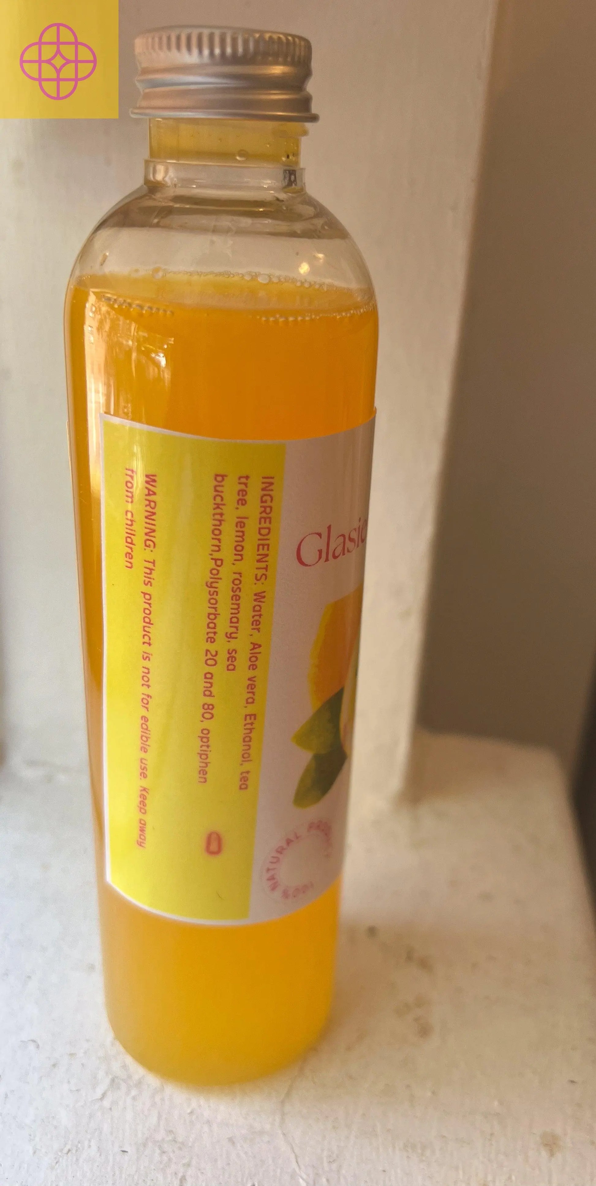 Lemon Face and Body Toner - Glasier Body Creams