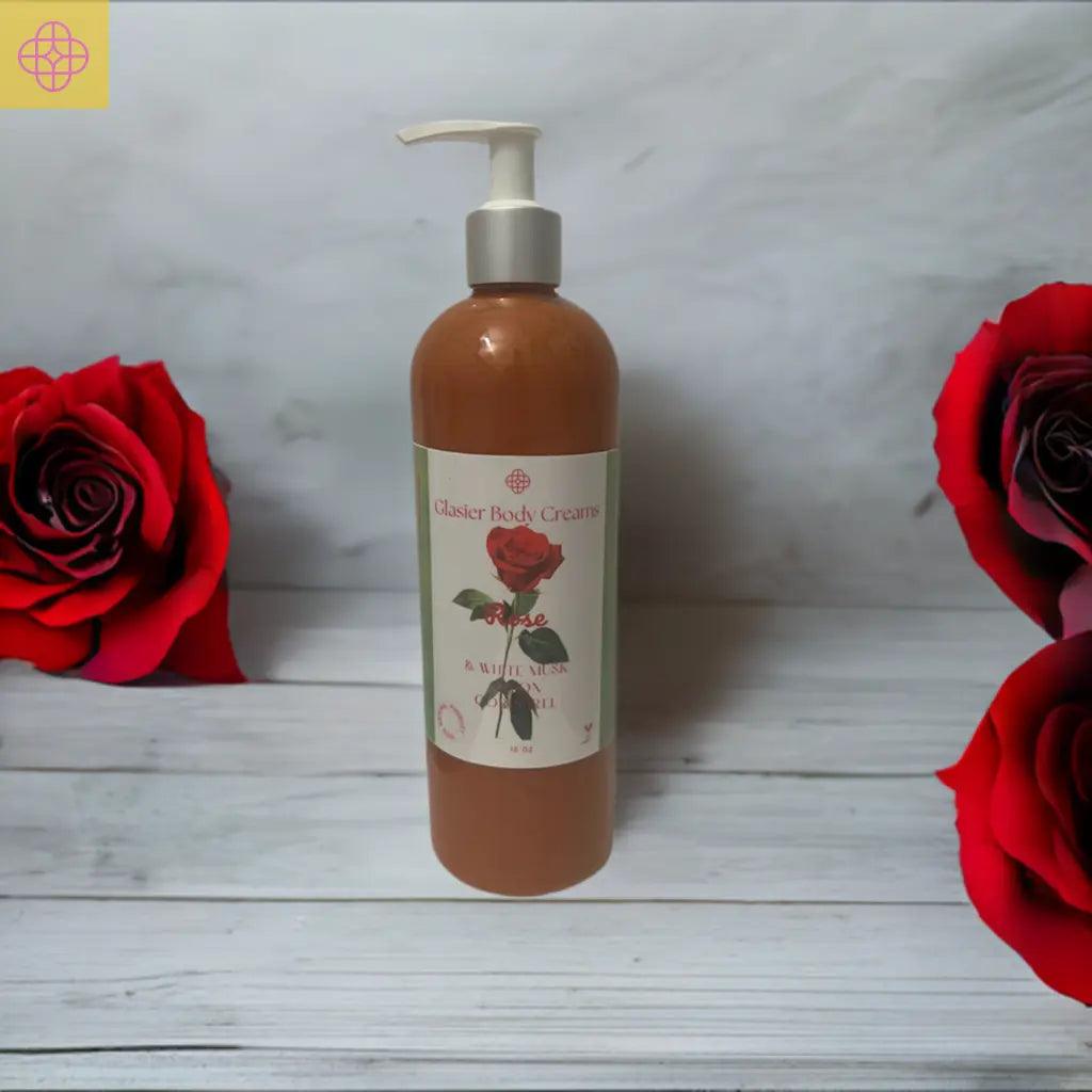 Rose and White Musk Body Wash Glasier Body Creams