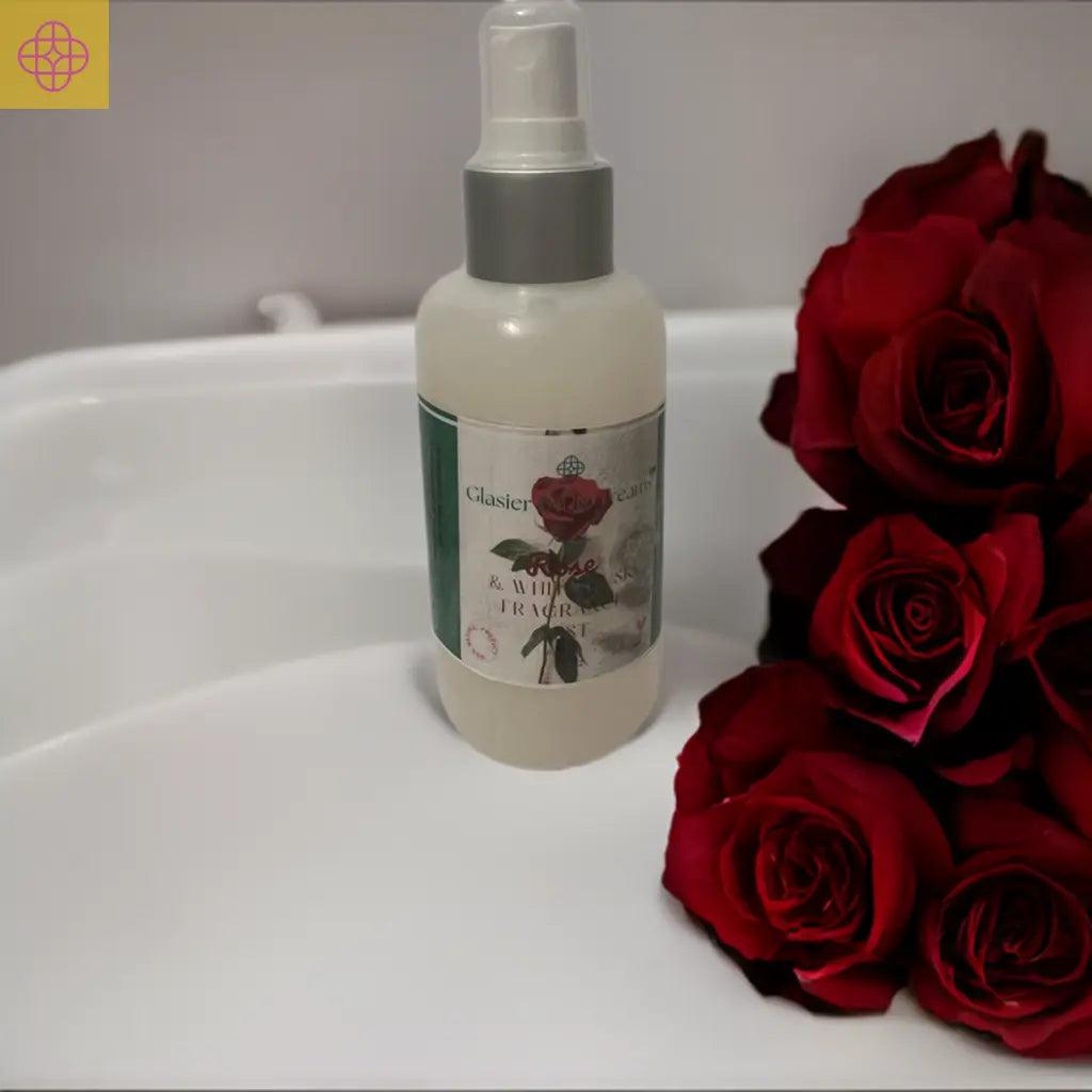 Rose and White Musk Fragrance Mist Glasier Body Creams