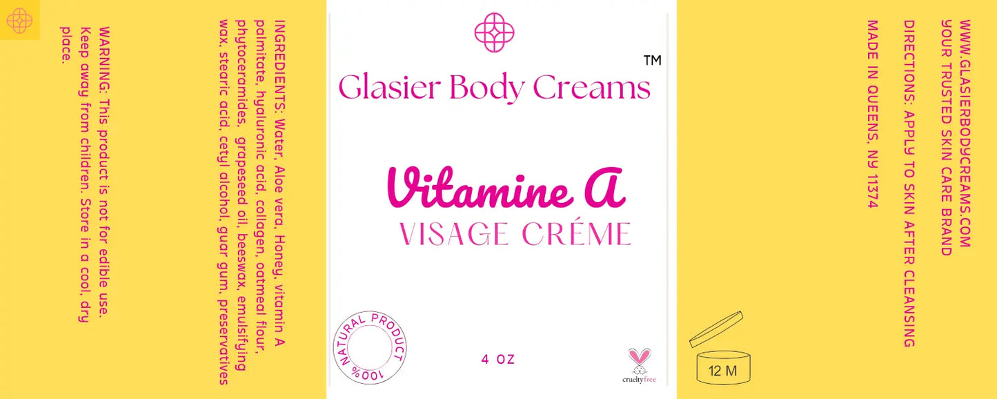 Vitamine A Visage Cream Glasier Body Creams